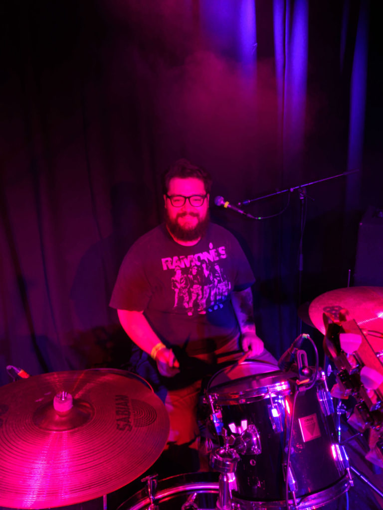 Eric on drums